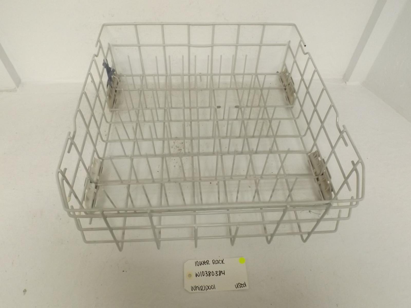 Whirlpool Dishwasher W10380384 Lower Rack Used Whirlpool Dishwasher W10380384 Lower Rack Used